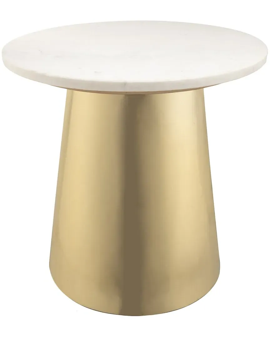 Bleeker Side Table - Gold, Marble image