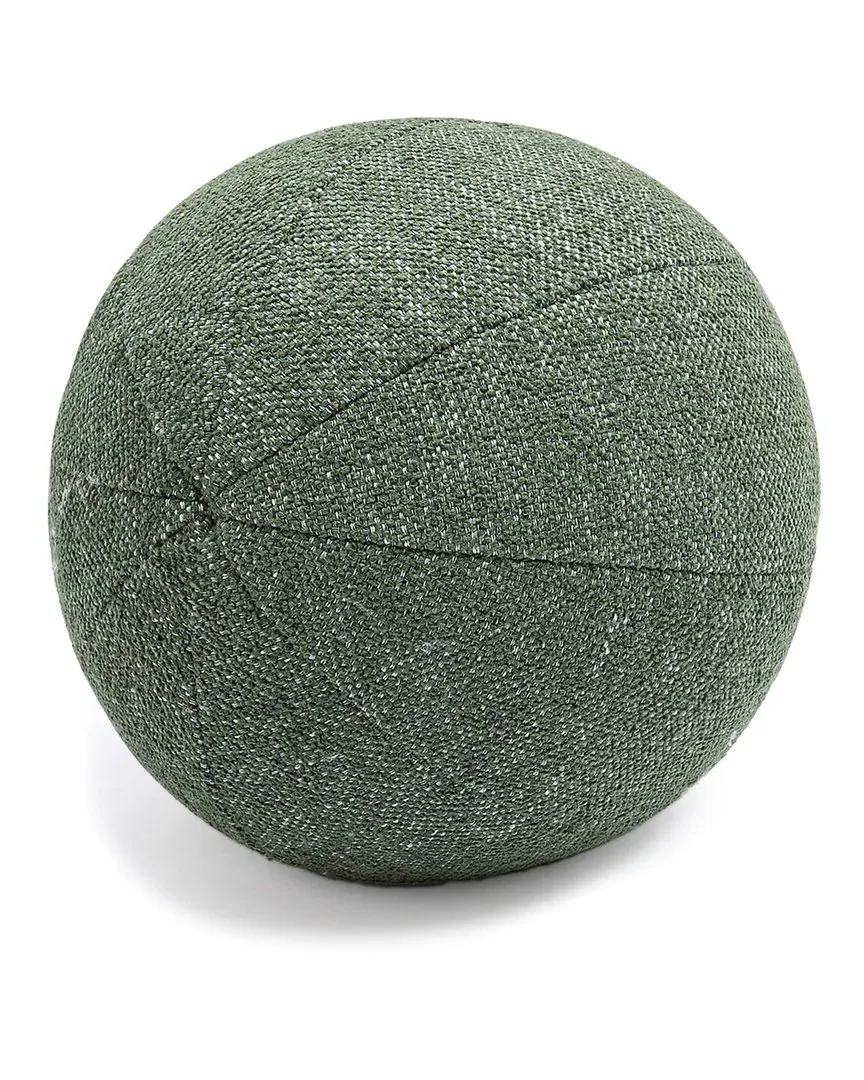 Boba Textured Basketweave 14in Pillow - Forest Green, Chenille