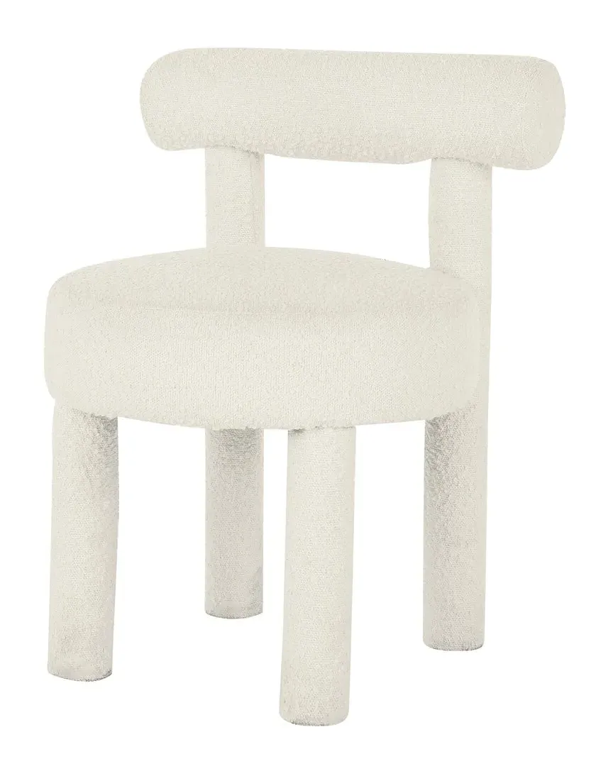 Carmel Dining Chair - Cream, Boucle