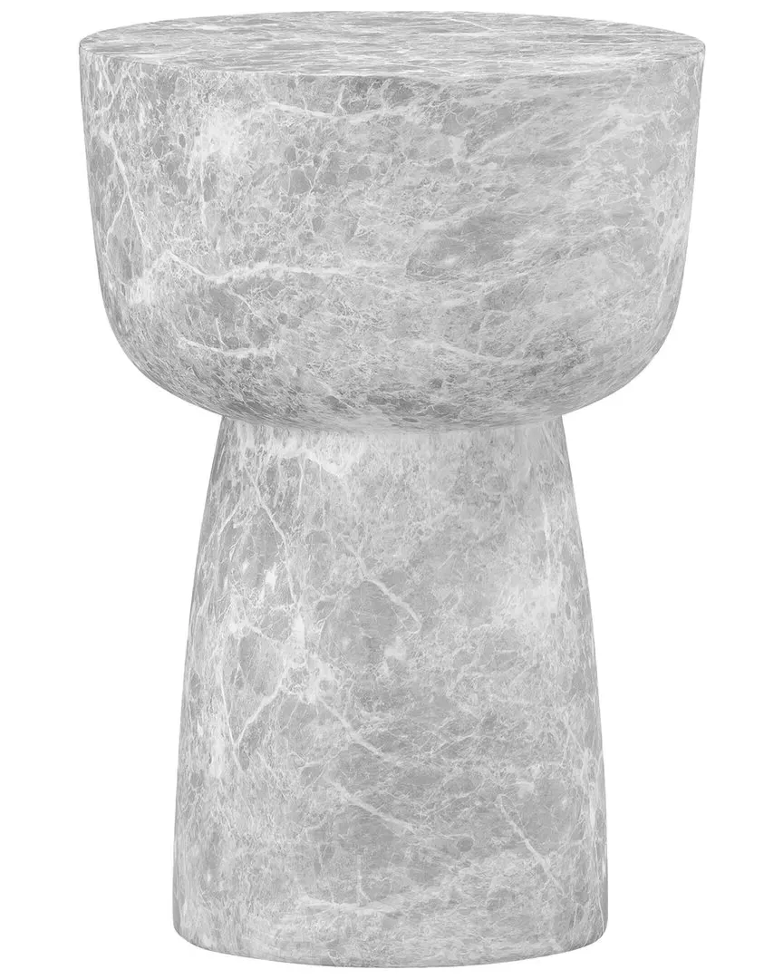 Charra Indoor/Outdoor Side Table - Grey, Concrete