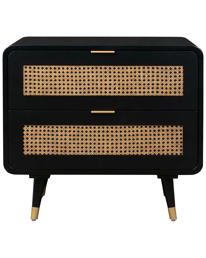 Christine Nightstand - Black, Acacia image