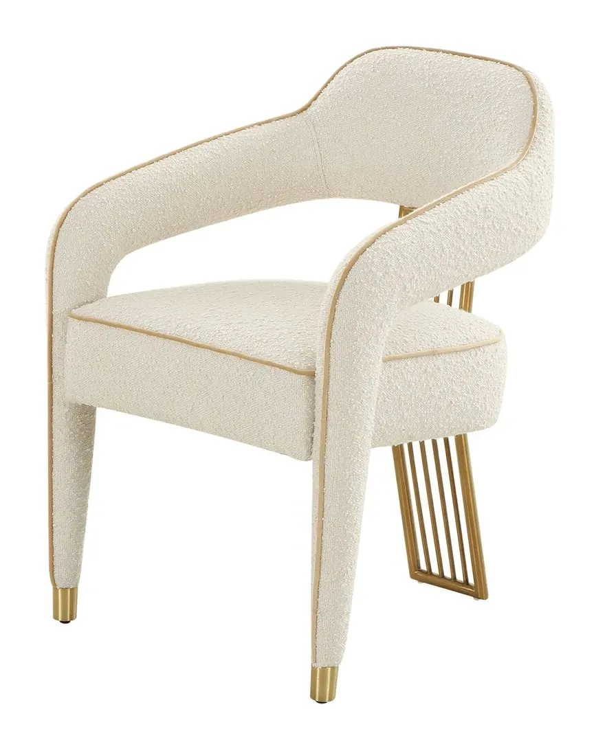 Corralis Dining Chair - Cream, Boucle