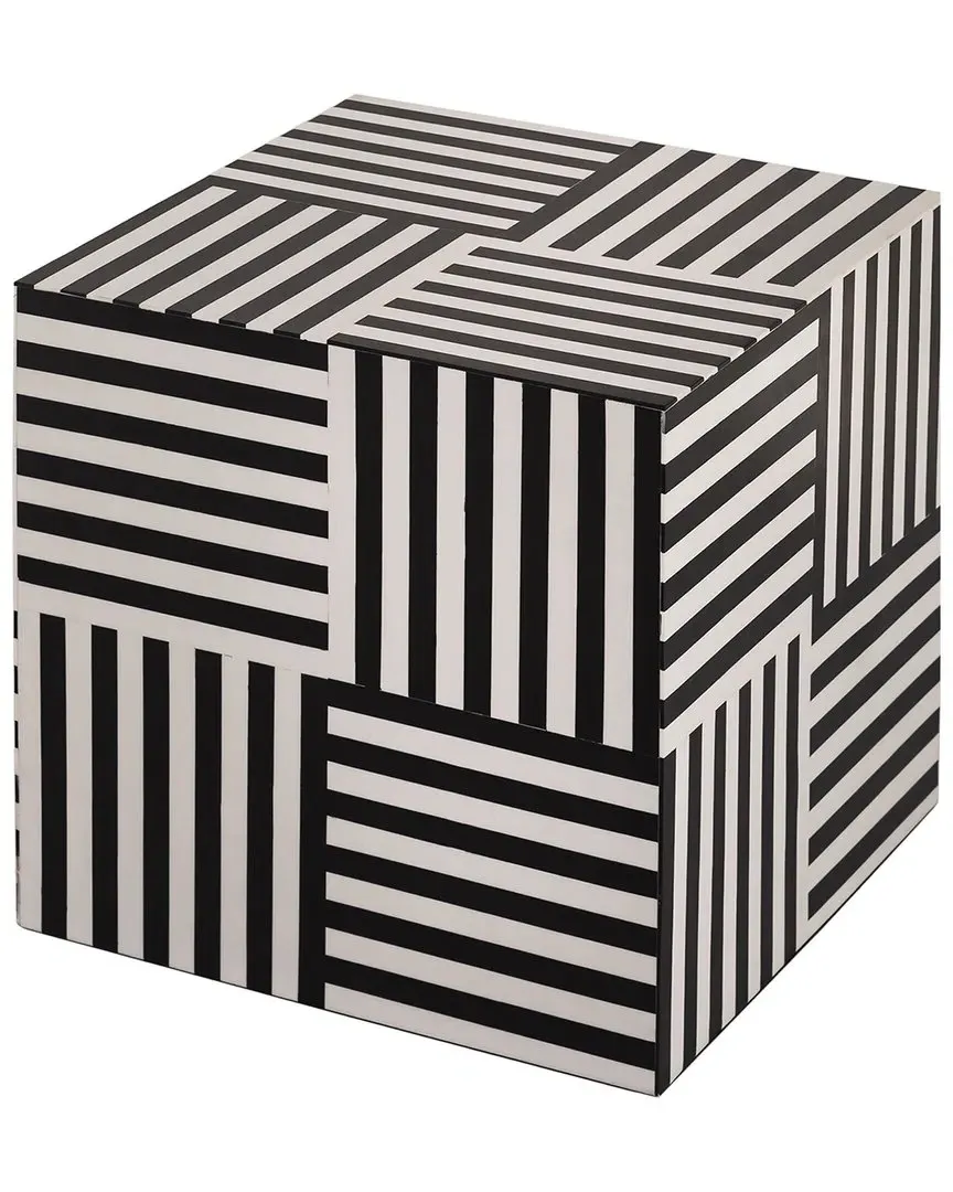 Cube Side Table - White image