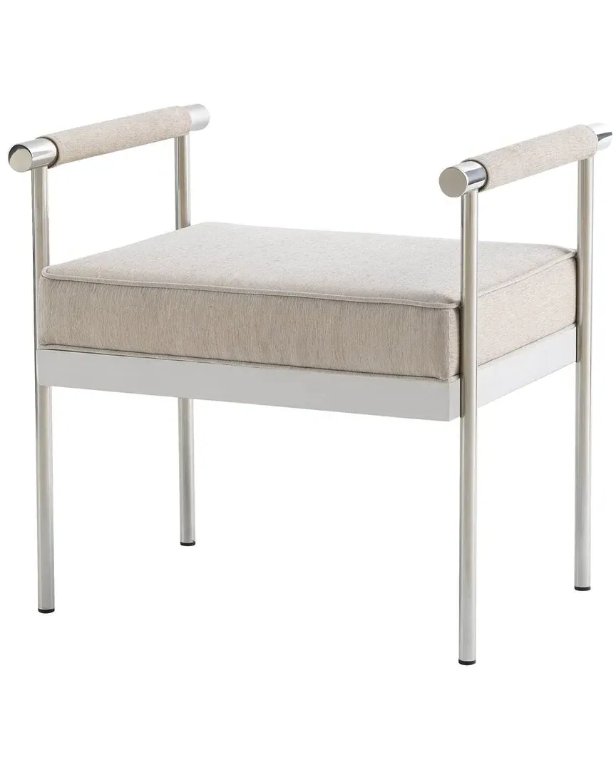 Diva Velvet Bench - Cream image