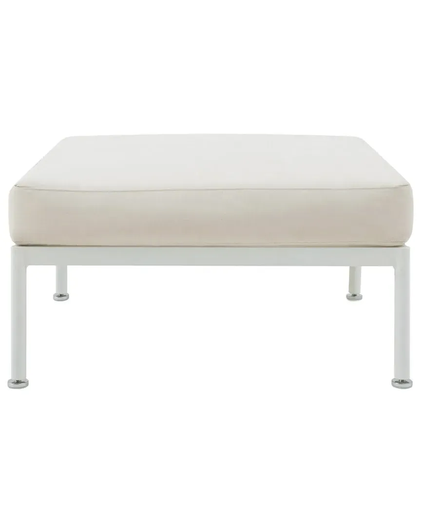 Dunes Outdoor Ottoman - Cream, Aluminum image