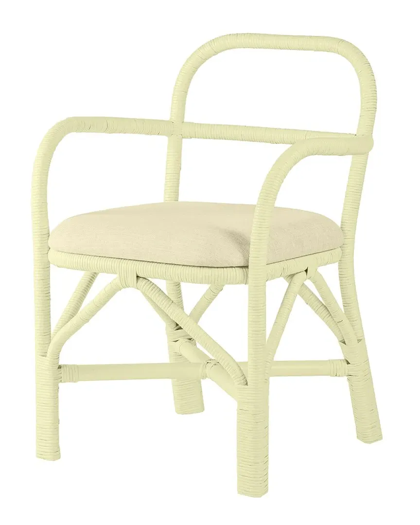 Ginny Rattan Dining Chair - Cream image