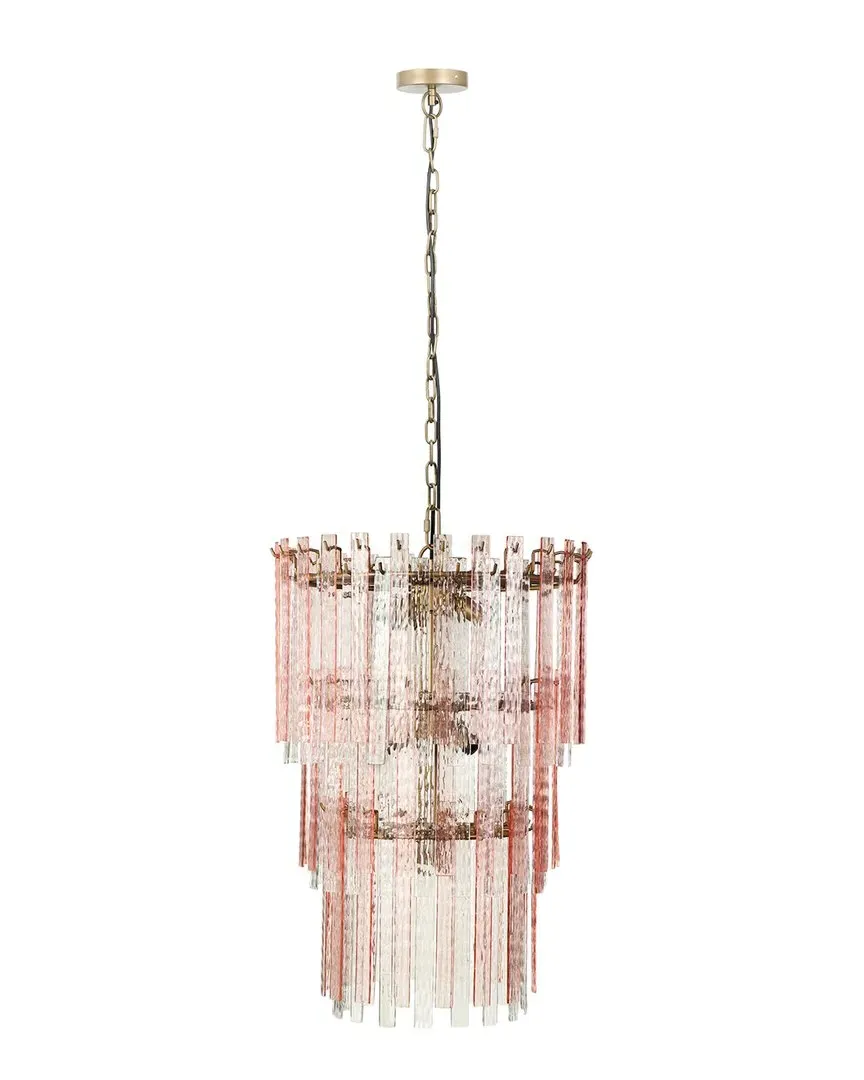 Hampshire 3-Tier Chandelier - Pink, Acrylic