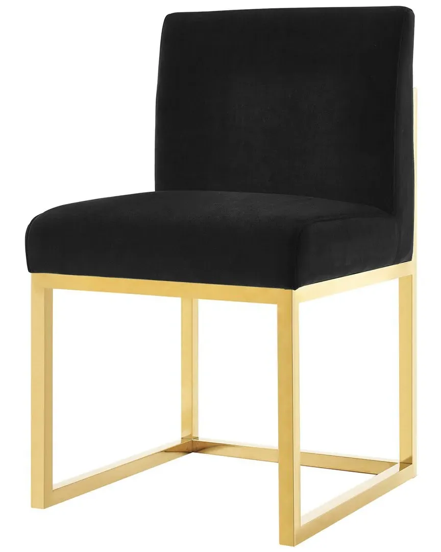 Haute Velvet Chair - Black image