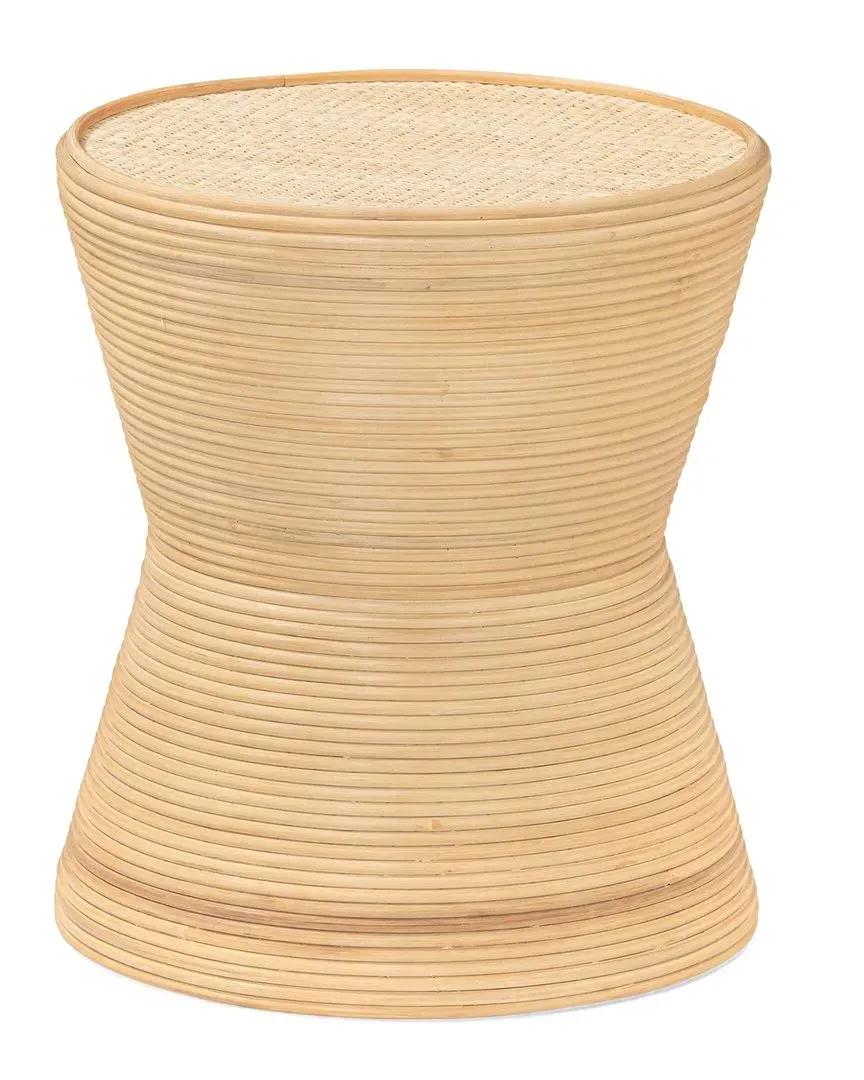 Henri Rattan Side Table - Natural image