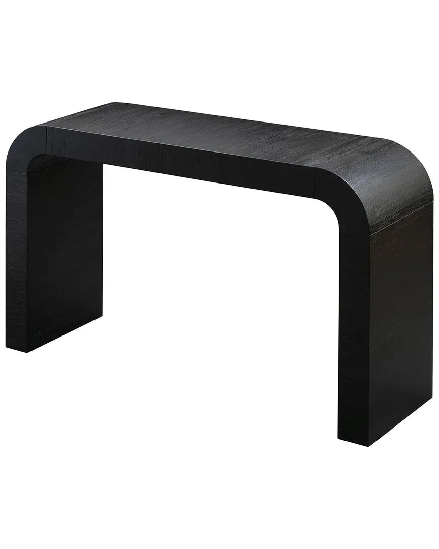 Hump Console Table - Black, Acacia