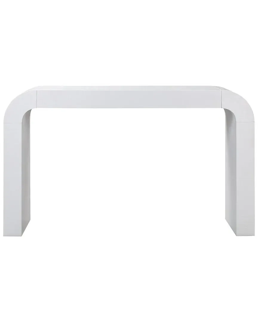 Hump Console Table - White, Acacia