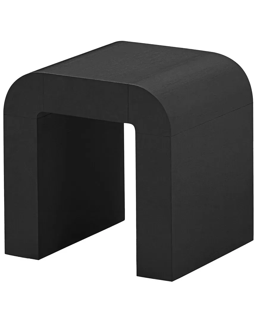 Hump Side Table - Black, Wood Veneer image