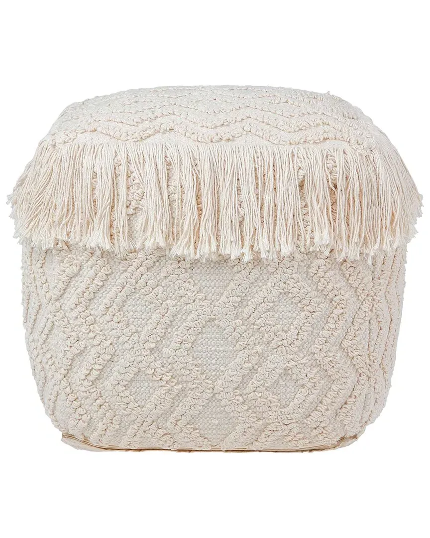 Inca Pouf - Beige, Cotton image