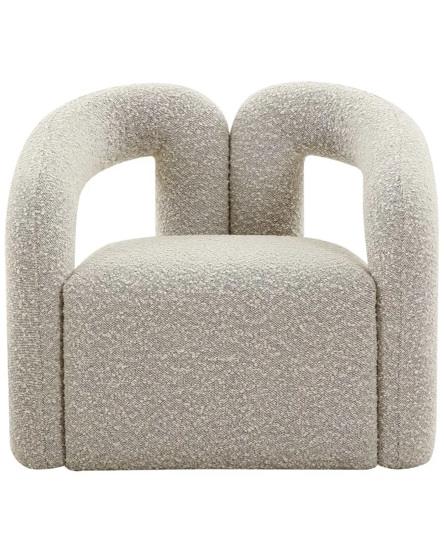 Jenn Boucle Accent Chair - Grey