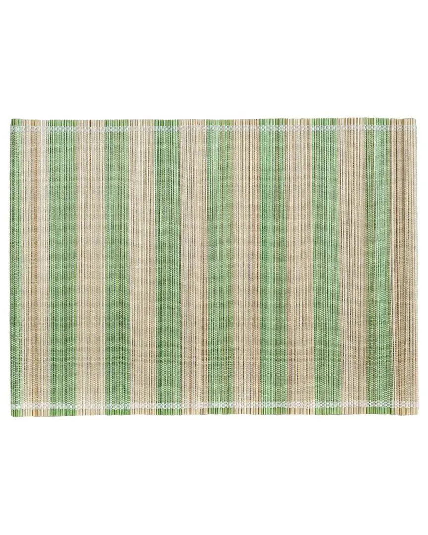 Jora Set of 4 Faded Placemats - Green, Bamboo