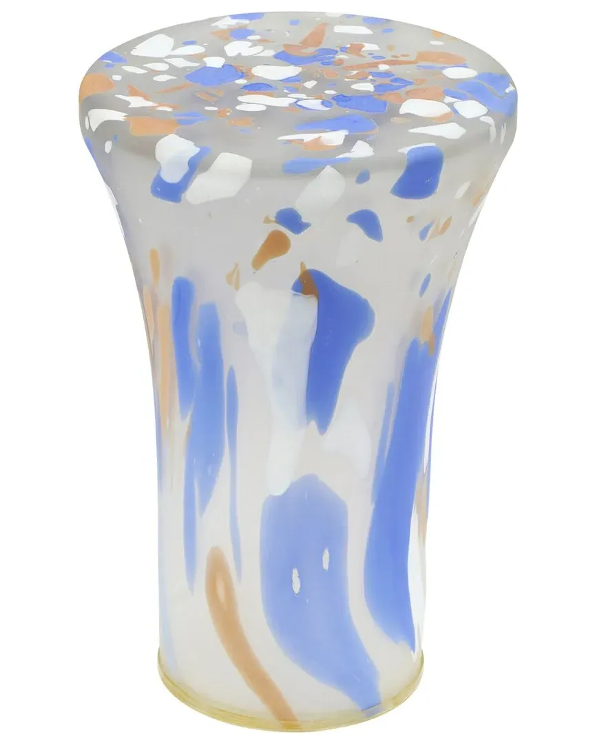 Journee Glass Side Table - Multi