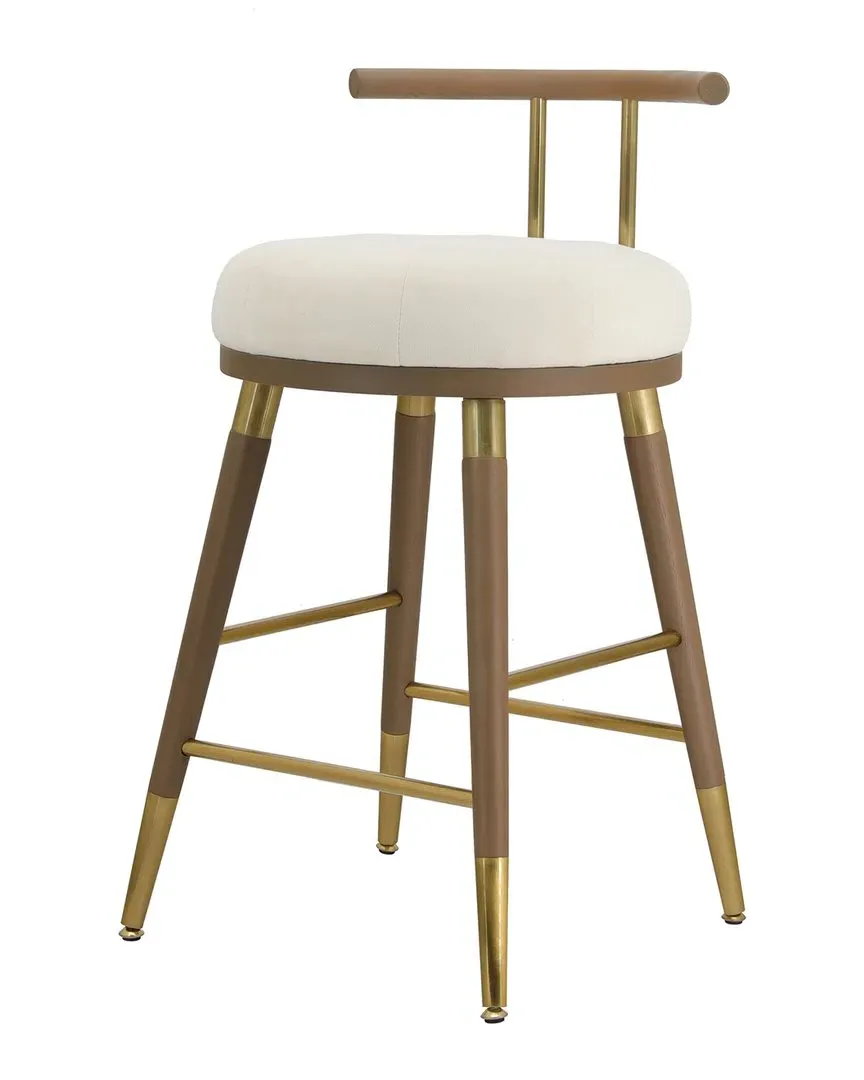 Juniper Counter Stool - Cream, Velvet image
