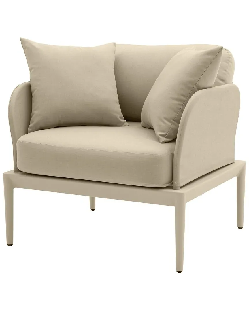 Kapri Outdoor Armchair - Taupe, Aluminum image