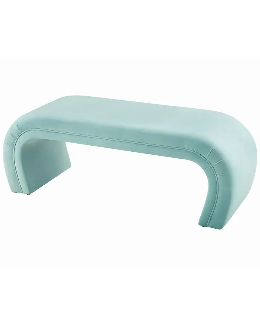 Kenya Waterfall Bench - Bright Blue, Velvet image