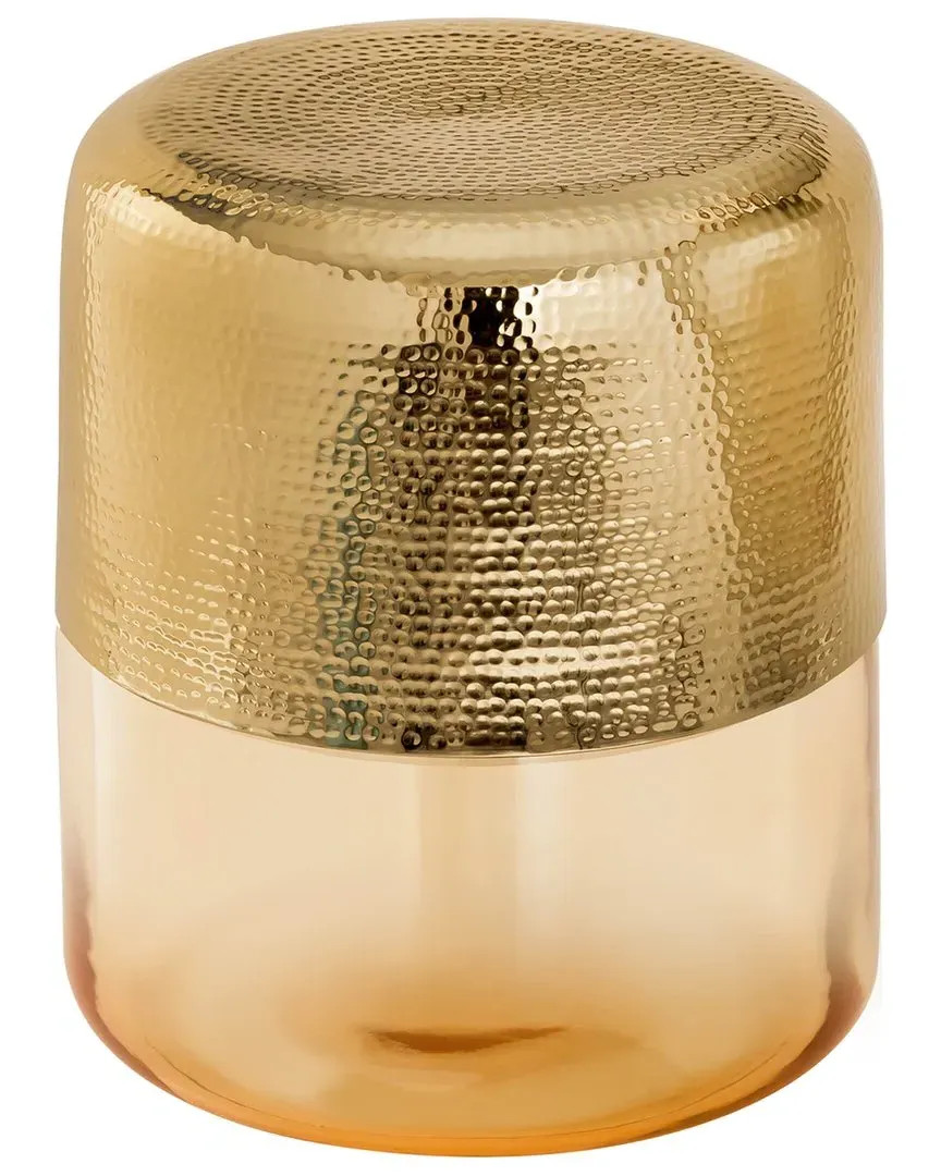 Kolla Side Table - Gold, Glass