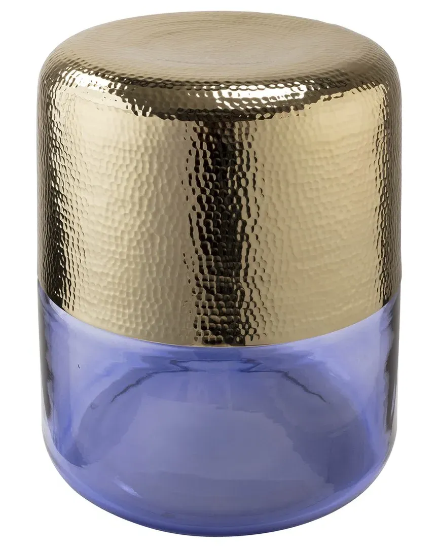 Kolla Side Table - Gold, Glass