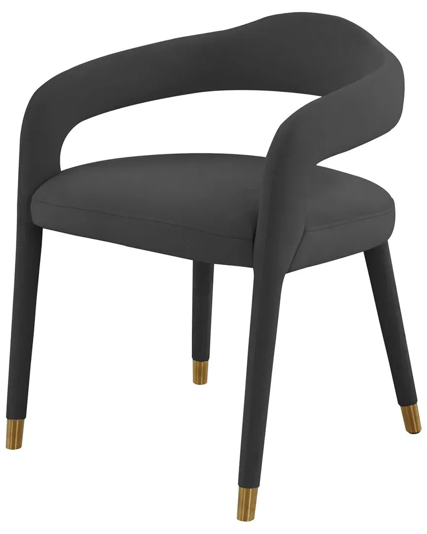 Lucia Velvet Dining Chair - Black image