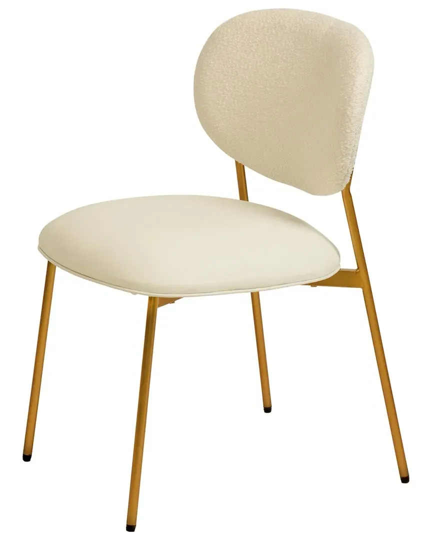 McKenzie Stackable Dining Chairs Set of 2 - Cream