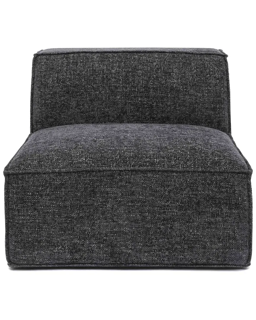 Mindy Armless Chair - Charcoal, Chenille image
