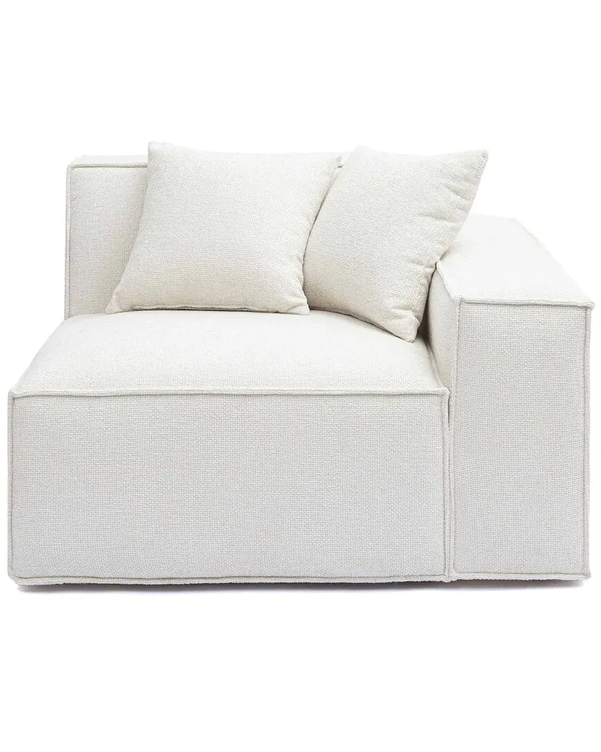 Mindy LAF Corner Chair - Cream, Chenille image