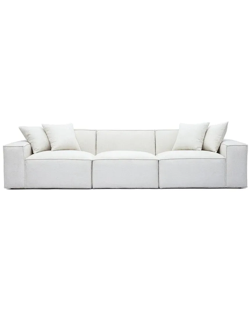 Mindy Modular Sofa - Cream, Chenille