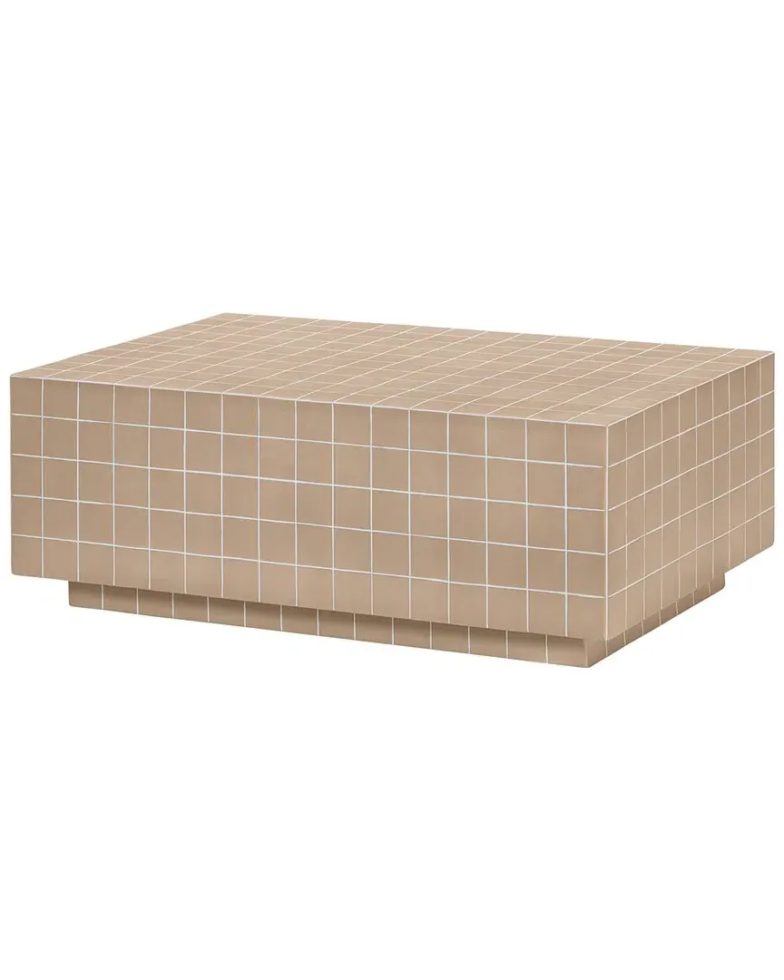 Mixie Tile Indoor/Outdoor Coffee Table - Taupe image