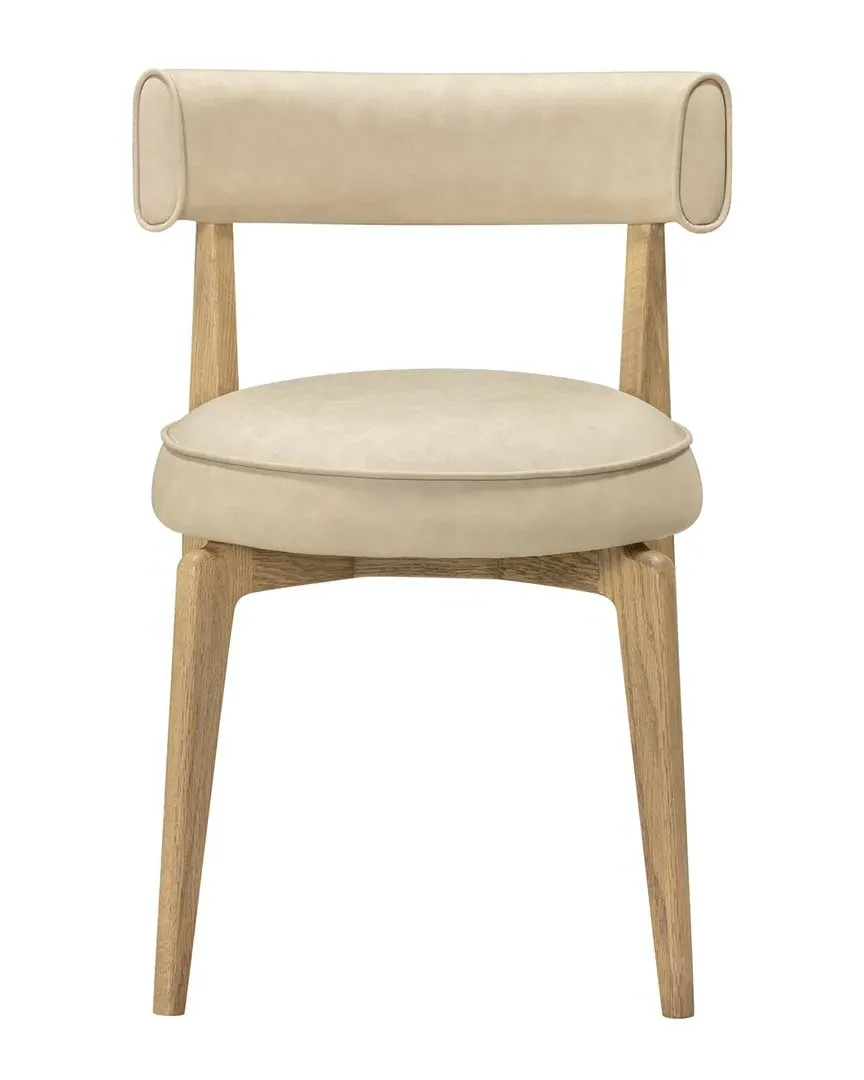 Nikita Dining Chair - Cream, Oak