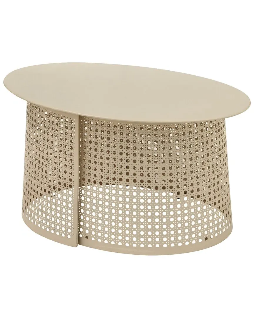 Pesky Indoor/Outdoor Coffee Table - Cream, Iron