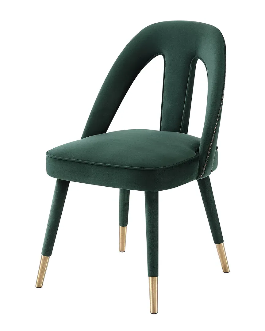Petra Side Chair - Forest Green, Velvet image