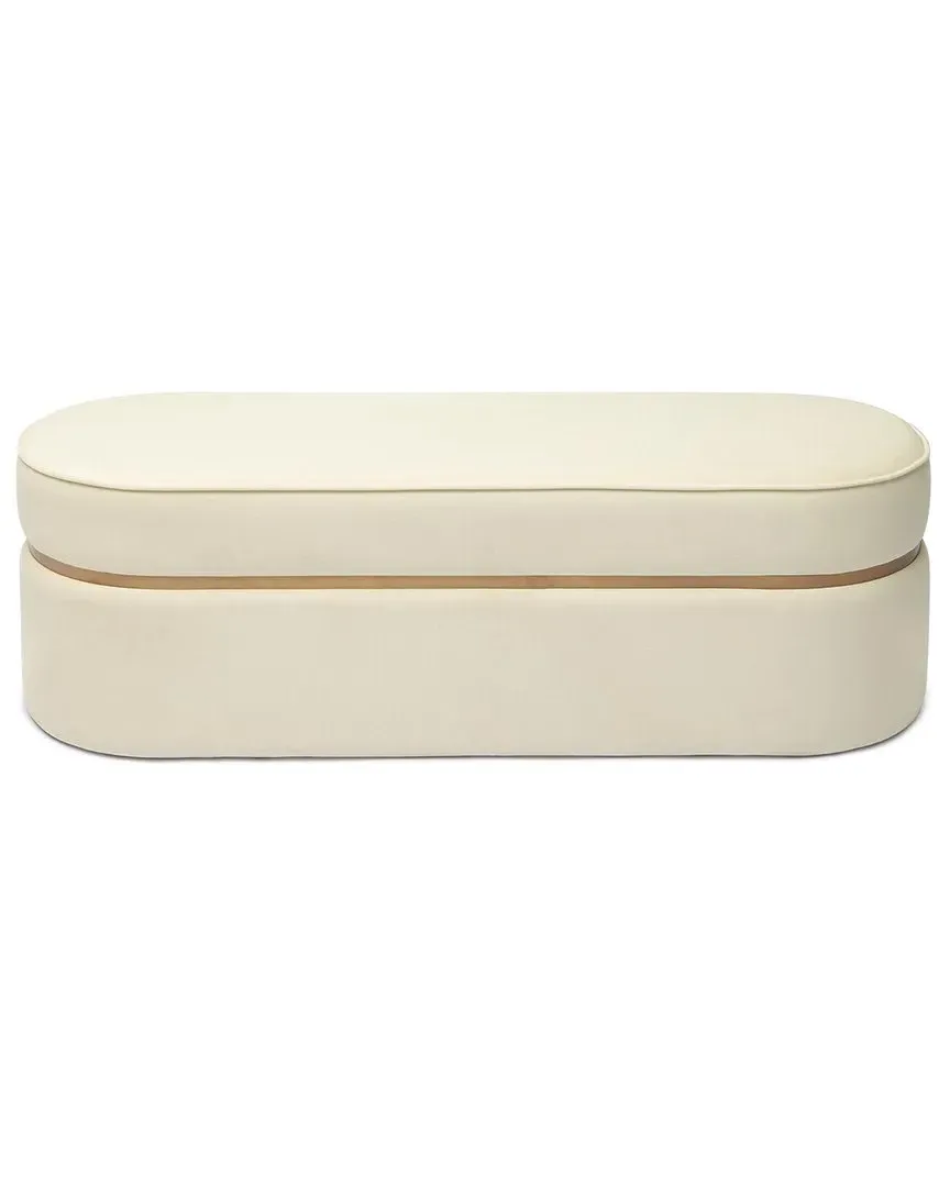 Pomp Velvet Bench - Cream image
