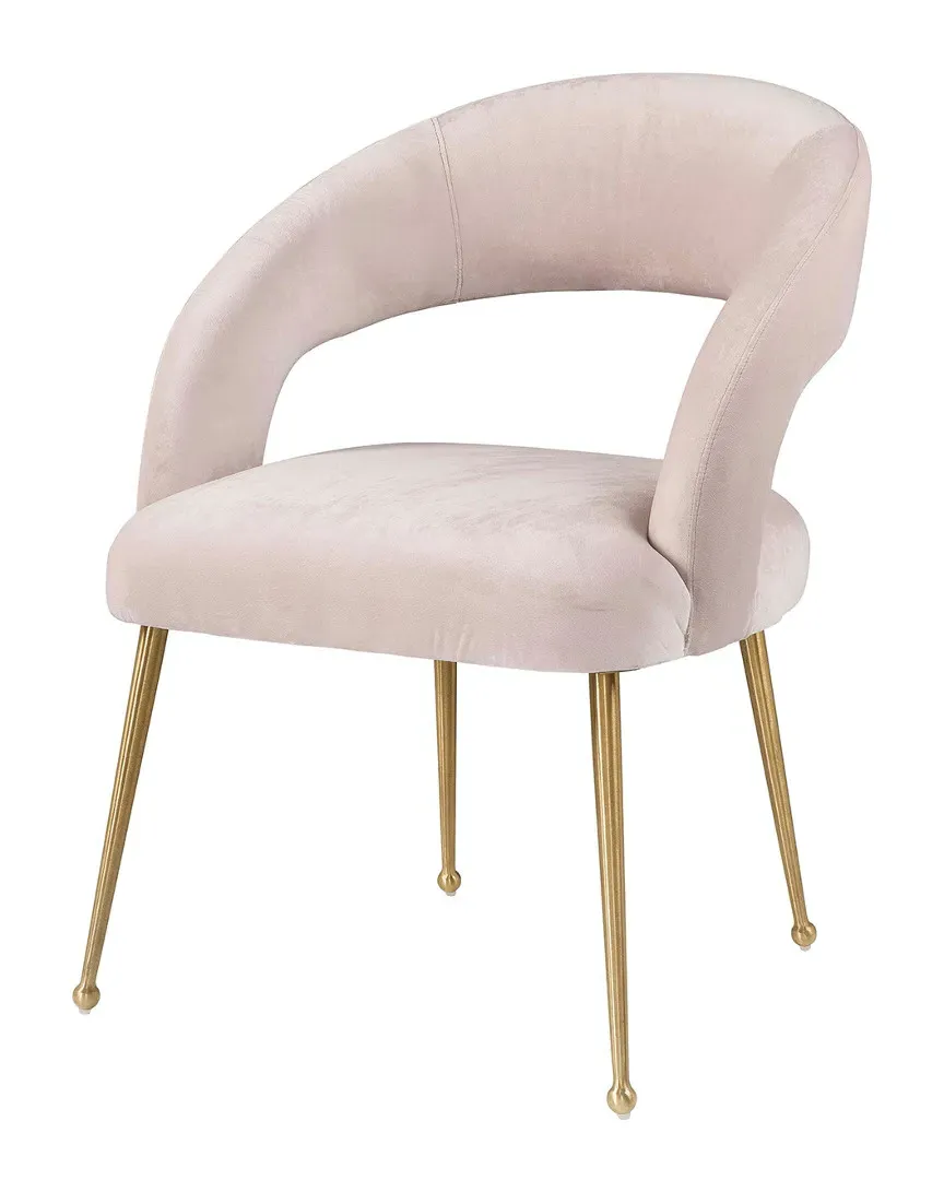 Rocco Dining Chair - Blush, Velvet image