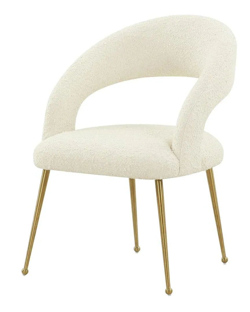 Rocco Dining Chair - Cream, Boucle