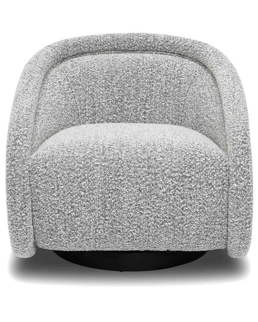 Rory Boucle Swivel Chair - Grey