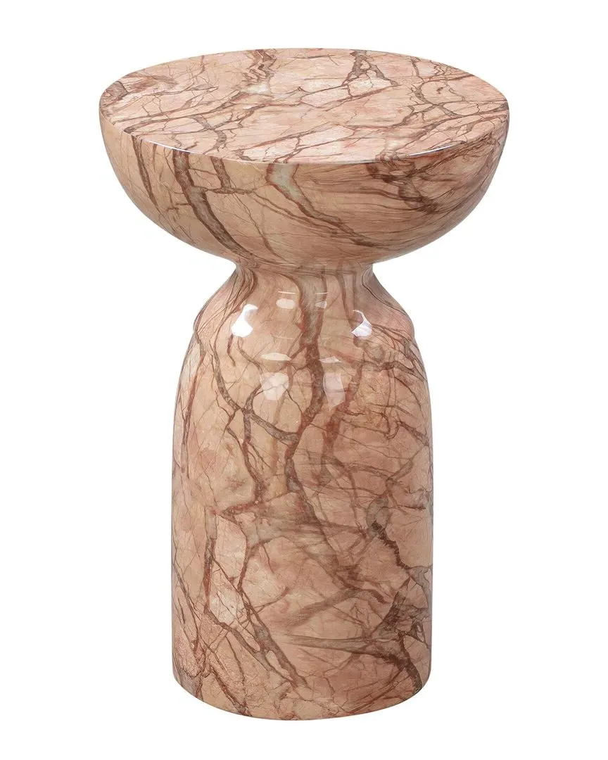 Rue Side Table - Sunset Marble, Concrete