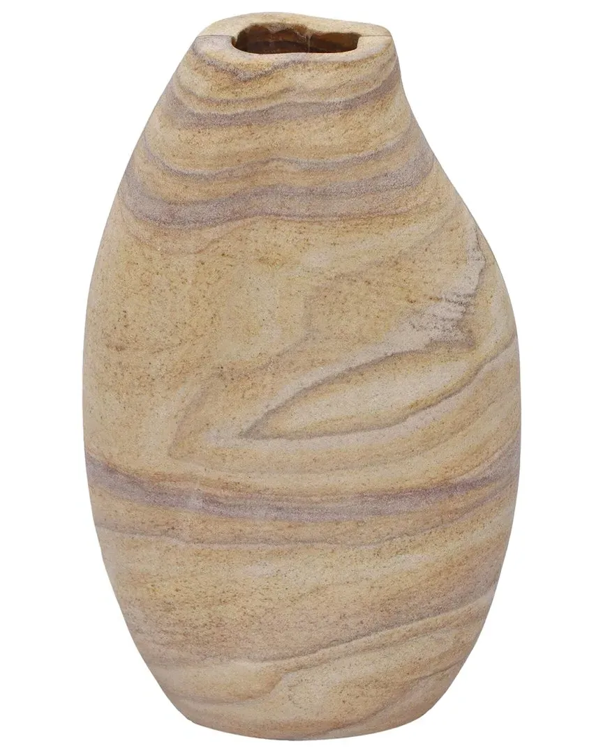 Saava Curved Vase - Natural, Stone