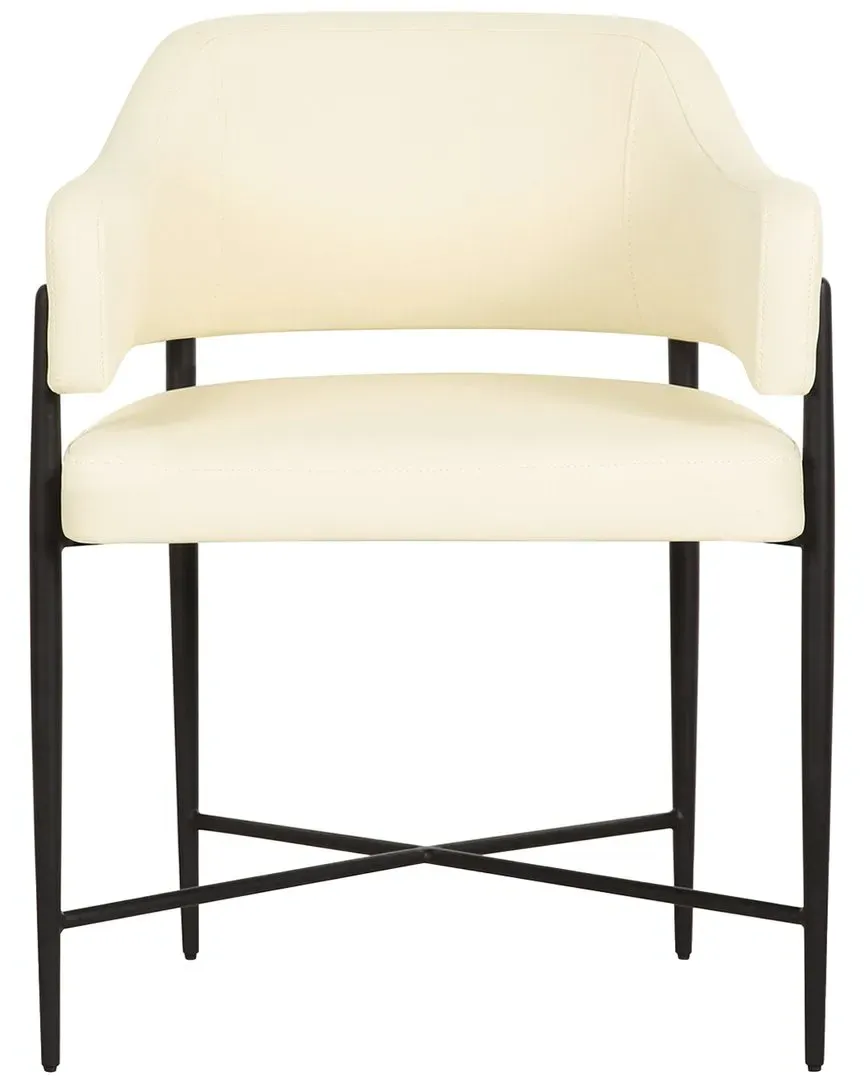 Sezanne Dining Chair - Cream, Vegan Leather image