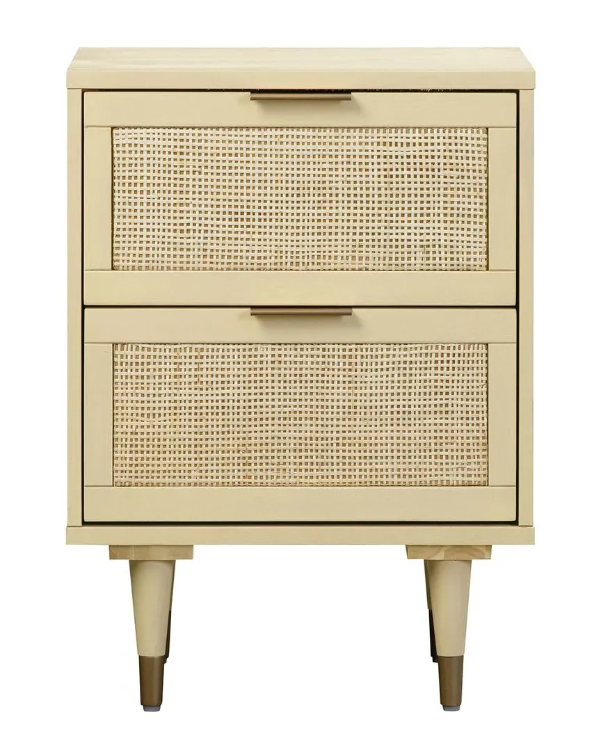 Sierra 2-Drawer Nightstand - Buttermilk image