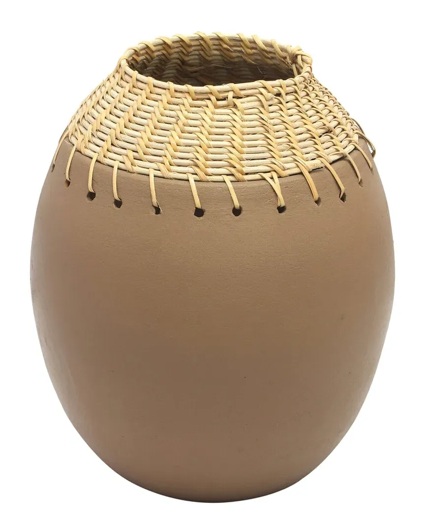 Souk Vase - Brown, Rattan image