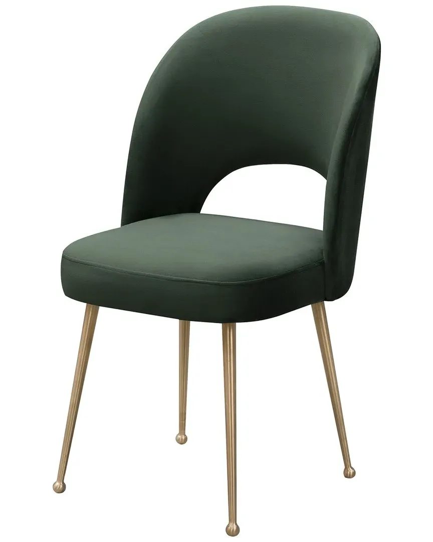 Swell Velvet Dining Chair - Green image