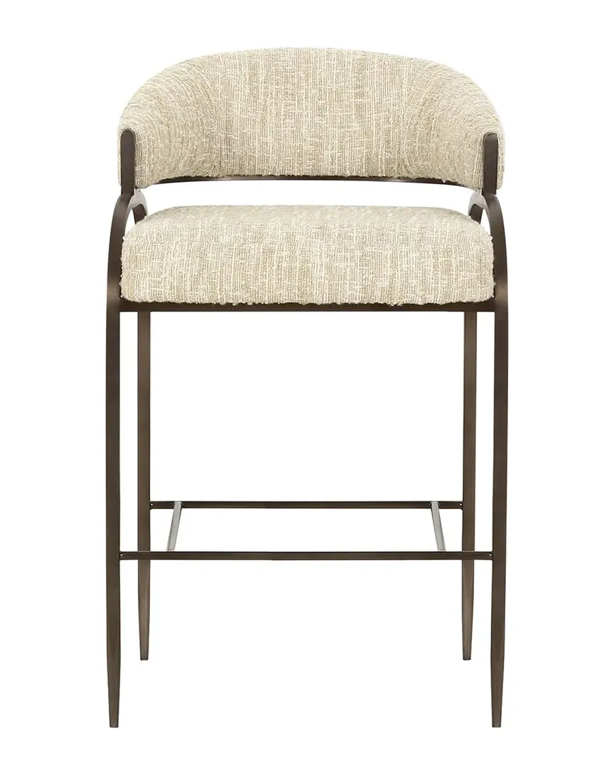 Tatum Textured Boucle Counter Stool - Cream image