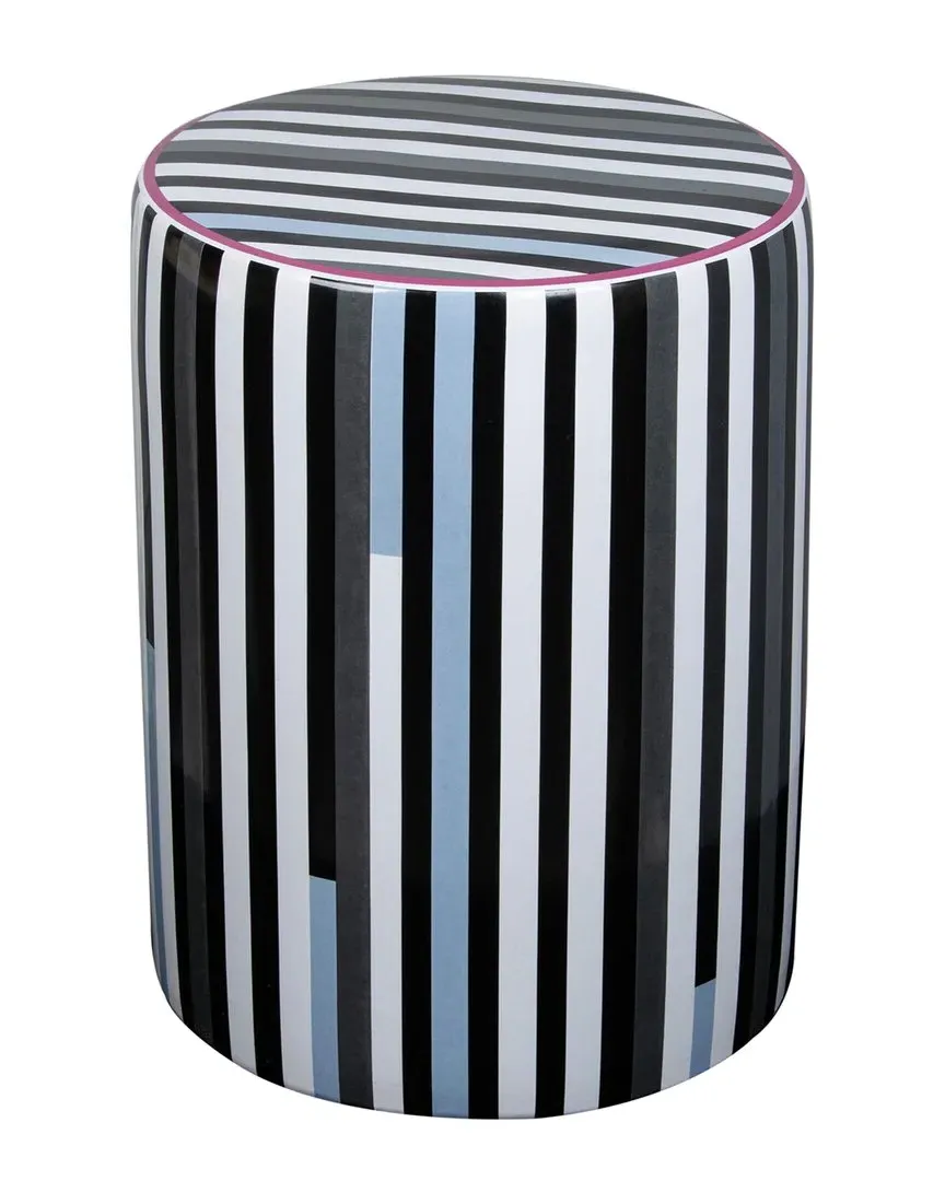 Taurus Ceramic Stool - Black, Ceramic image