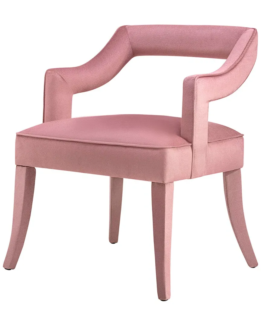 Tiffany Slub Velvet Chair - Pink image