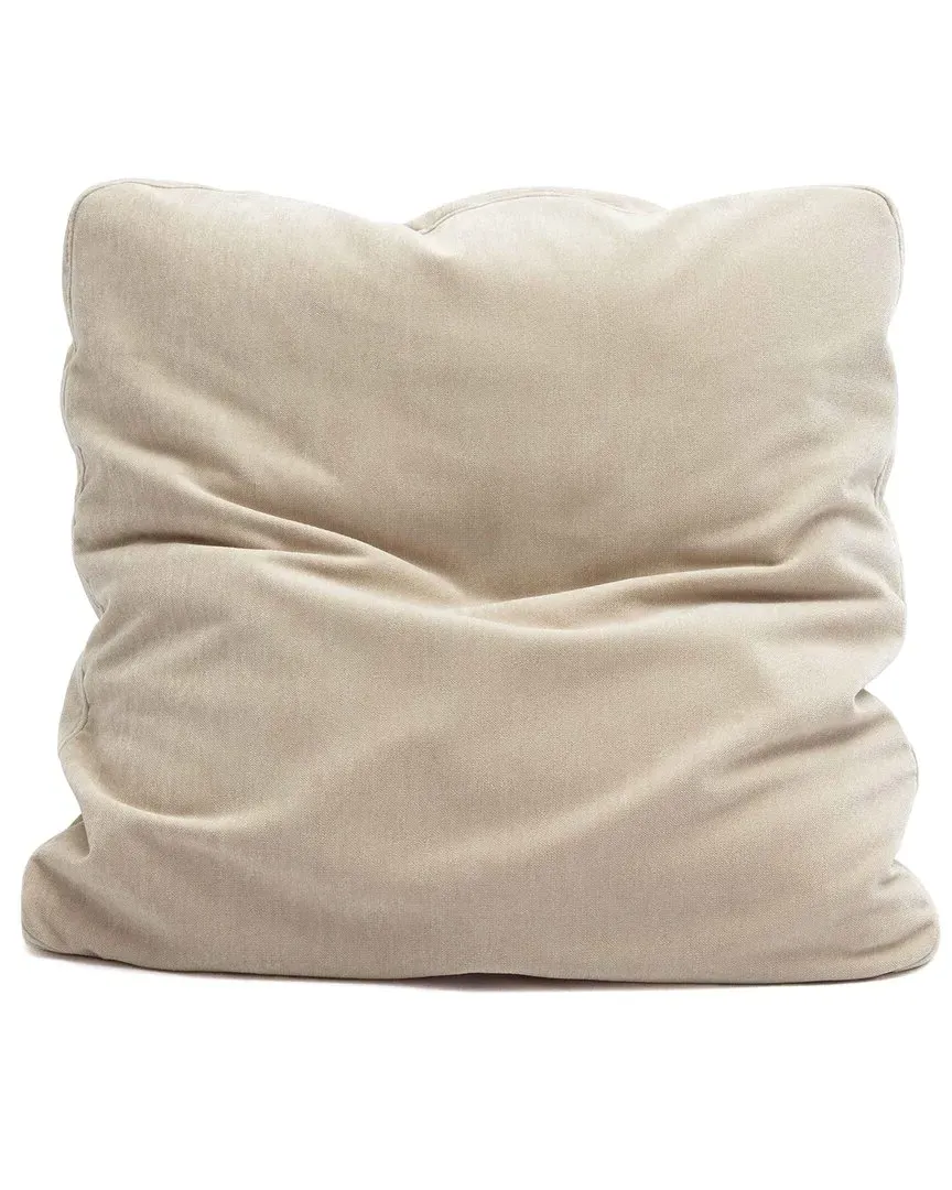 Tipsy 20in Square Floppy Pillow - Taupe, Chenille