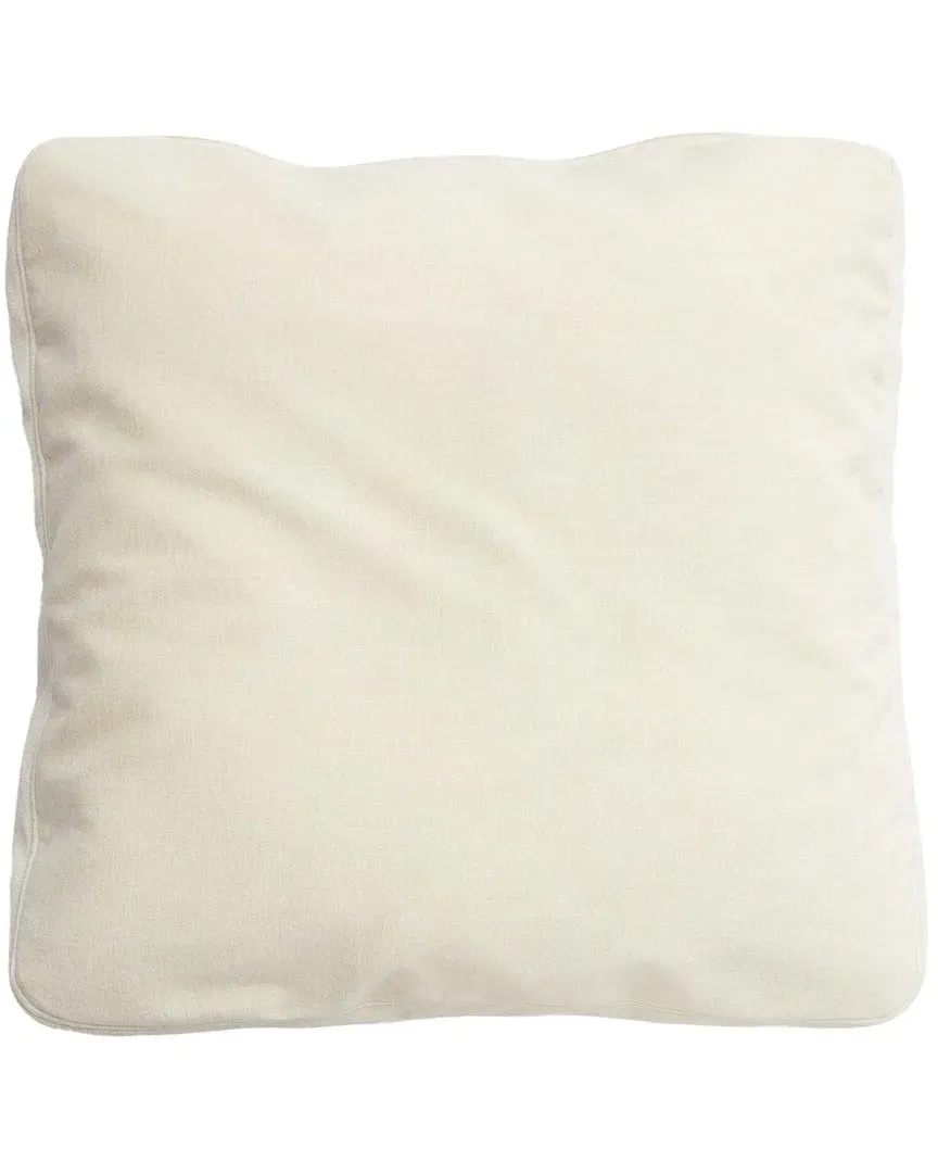 Tipsy 24in Square Floppy Pillow - Cream, Chenille