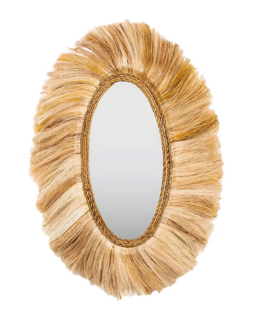 Tribal Mirror - Natural, Abaca image